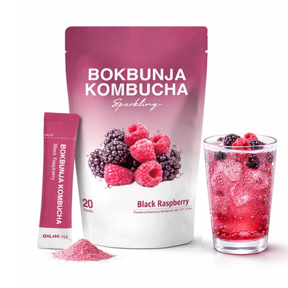 Kombucha Powder Packets Unisex Schisandra Berry Sparkling Drink Mix