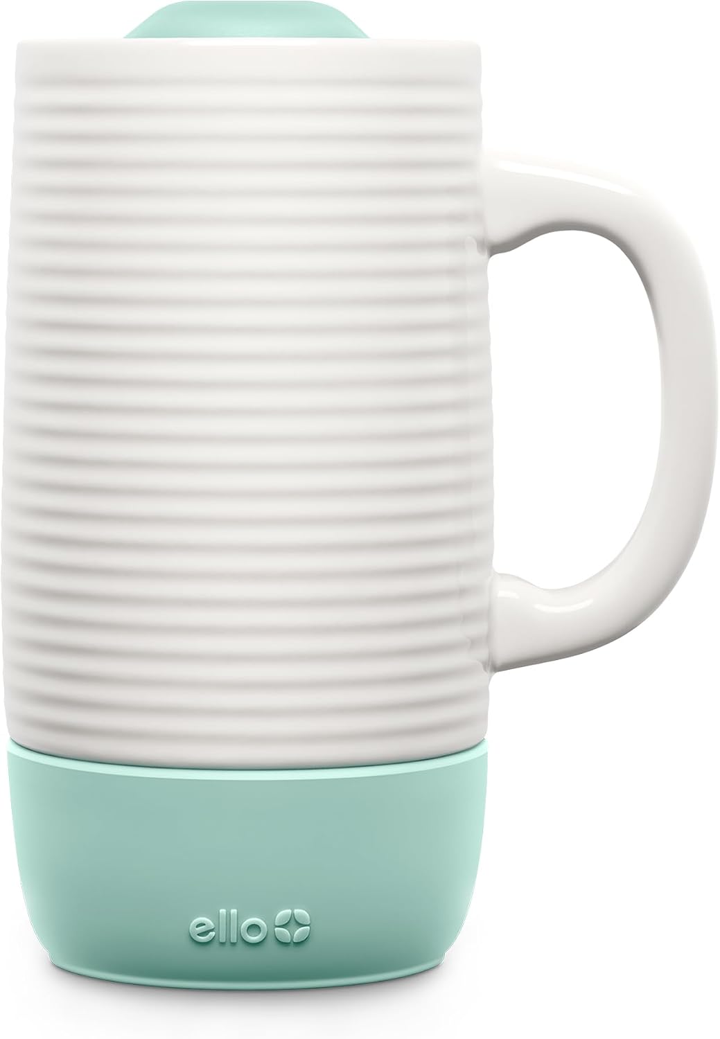 18oz ceramic coffee travel mug with slider lid