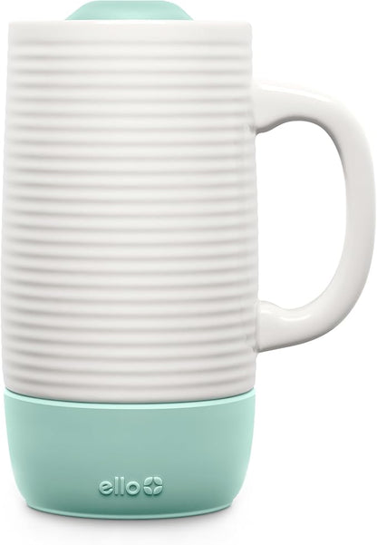 Ello Jane Yucca ceramic travel mug with handle