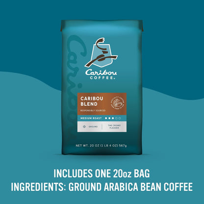 Caribou Coffee medium roast Arabica coffee for everyday brewing
