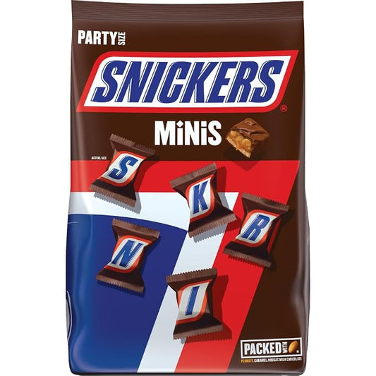 Snickers Minis 35.6 oz bulk chocolate candy bag