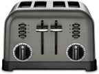 Cuisinart toaster in brushed stainless steel finish