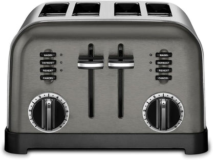 Cuisinart toaster in brushed stainless steel finish
