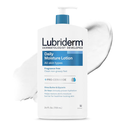 Lubriderm fragrance free daily moisturizer with Pro-Ceramide