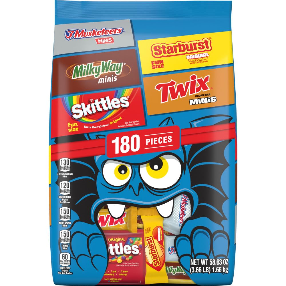 Bulk trick or treat candy variety pack by Mars