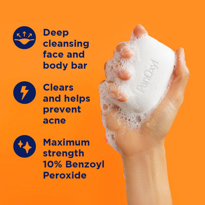 PanOxyl benzoyl peroxide bar for face and body