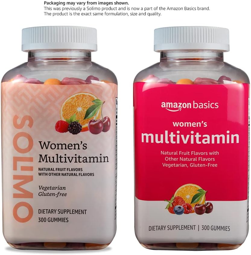 Women's mixed berry gummy vitamins by Amazon Basics