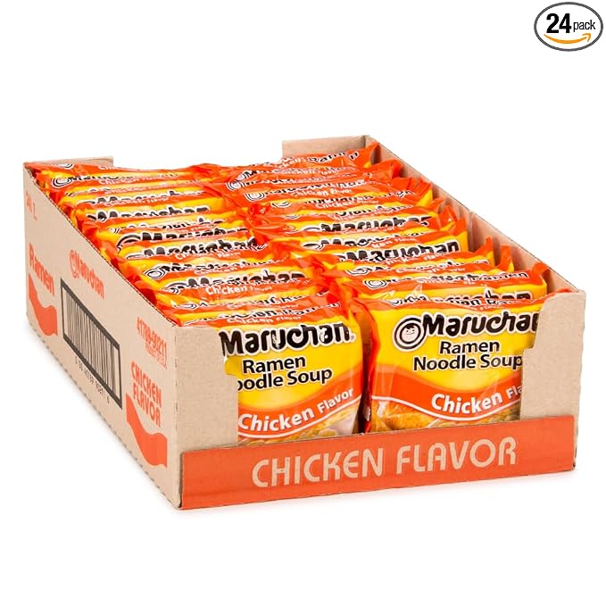 Maruchan chicken flavor ramen noodle soup 24 pack