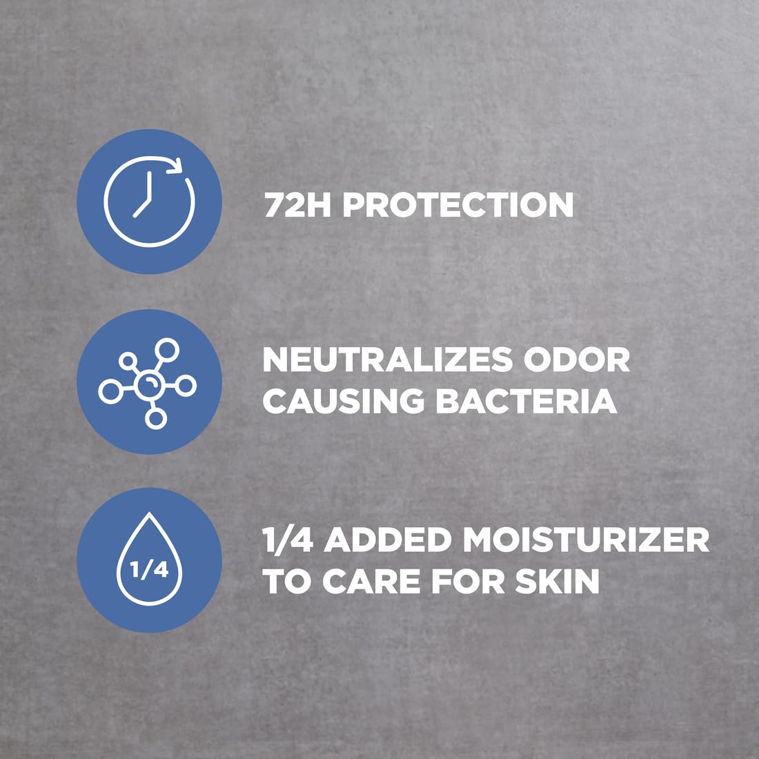 Extra Fresh men’s deodorant with 1/4 moisturizing cream