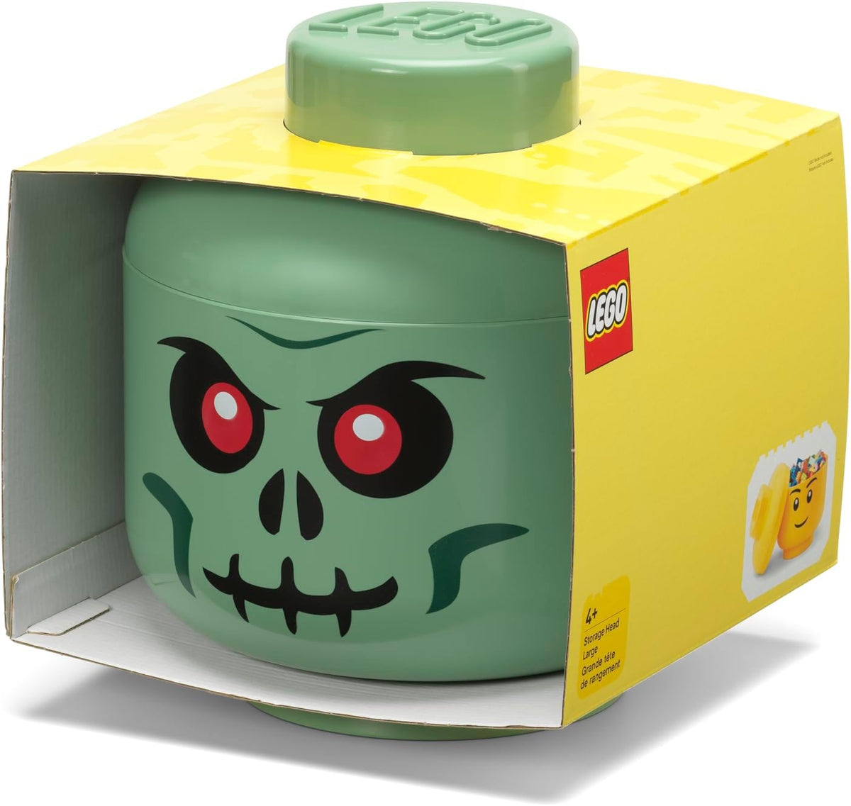 Large LEGO head storage container
