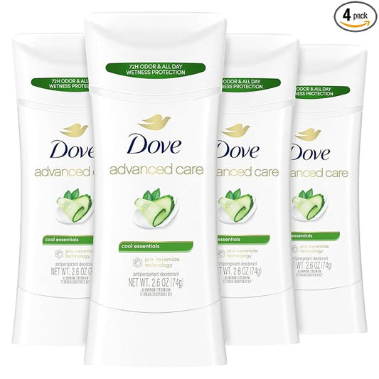 Dove Advanced Care Cool Essentials deodorant 4 pack