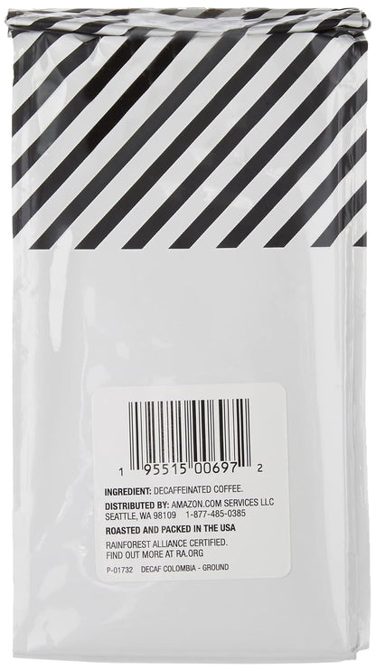 Amazon Fresh ground coffee packaging for home brewing