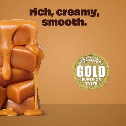 Low sugar caramel protein drink bottles