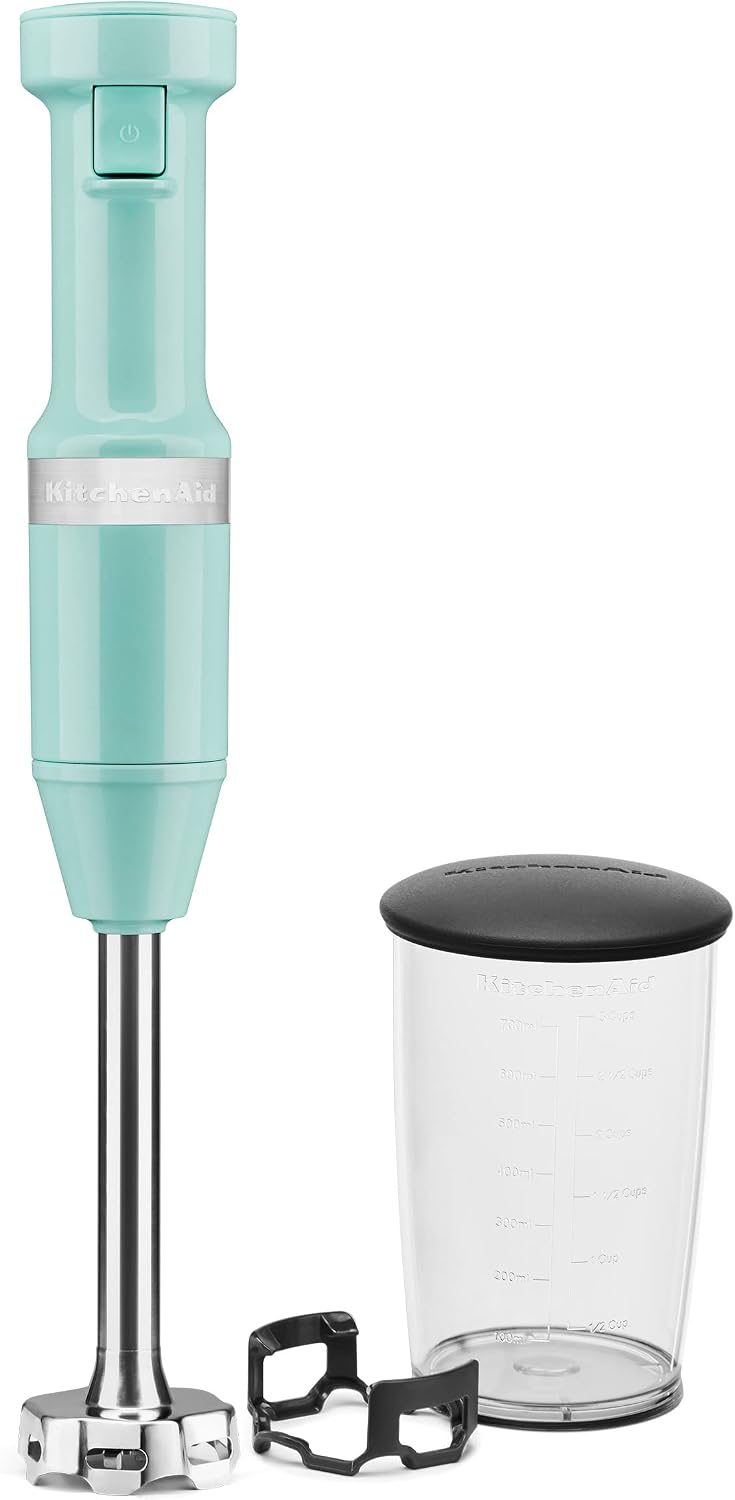 KitchenAid hand blender with stainless steel blade