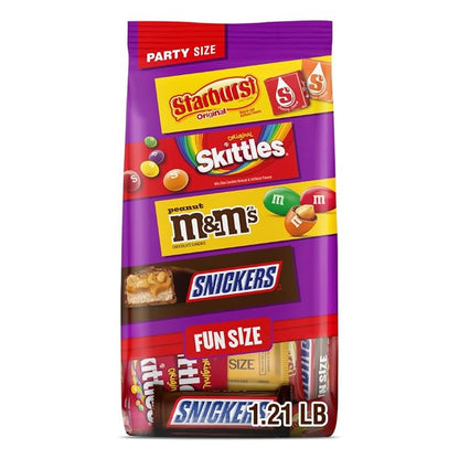 Mars fun size assorted candy variety pack 19.44 oz bag