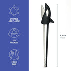 Reusable kid-friendly chopsticks with whale design