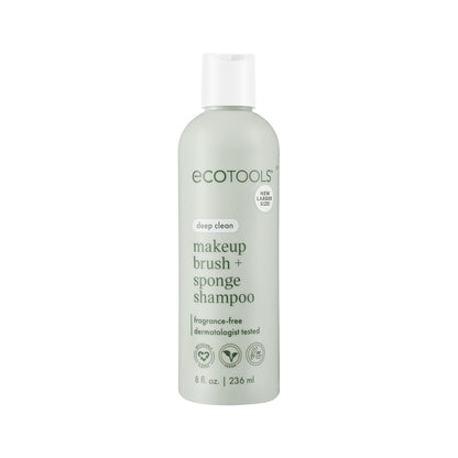 EcoTools brush and sponge shampoo bottle