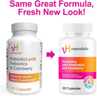 vH essentials feminine health probiotic supplement