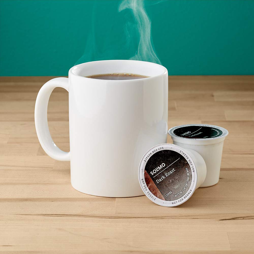 Solimo 100% Arabica dark roast coffee pods