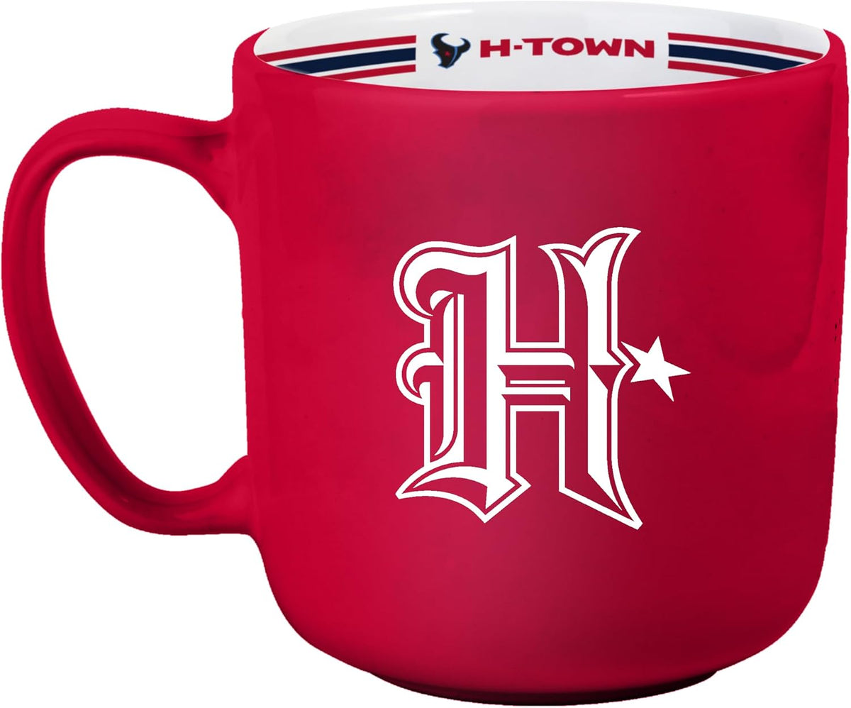 FANMATS ceramic mug with Texans logo