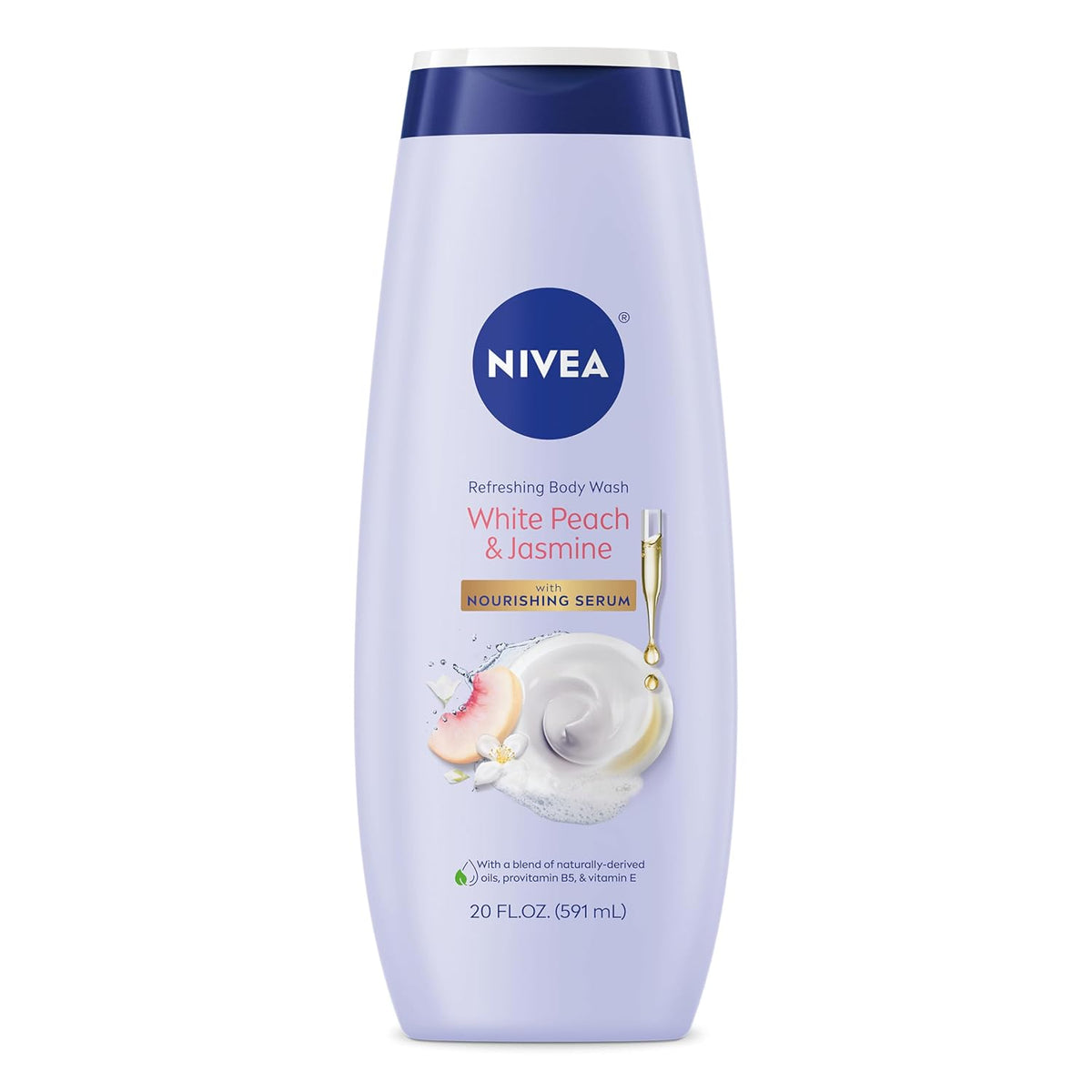 NIVEA refreshing peach jasmine moisturizing body wash