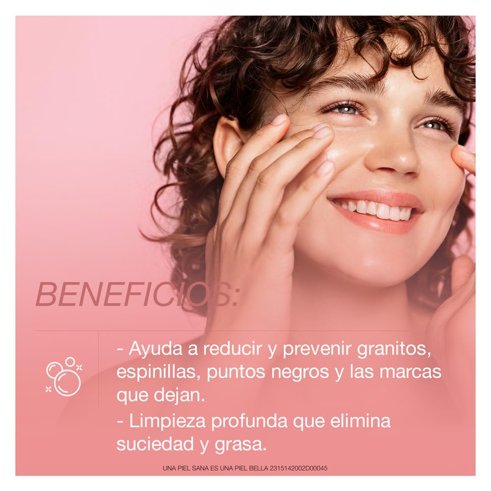 Pink grapefruit liquid face wash for breakout-prone skin