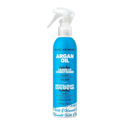 Smoothing leave-in hair conditioner spray bottle