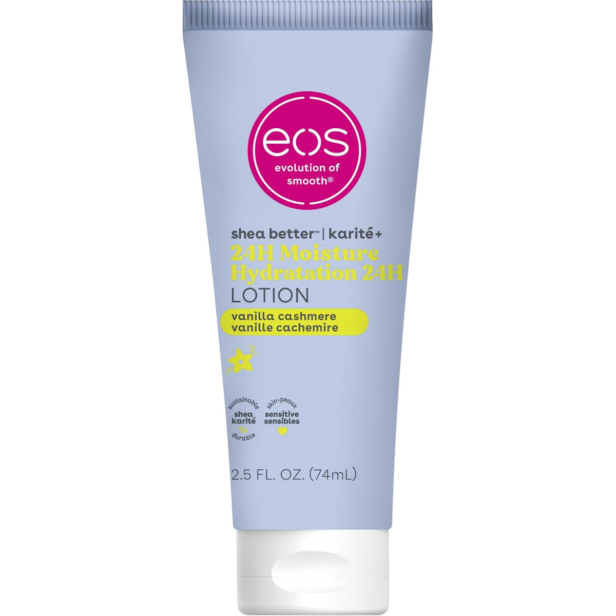 eos 24H Moisture mini body lotion Vanilla Cashmere