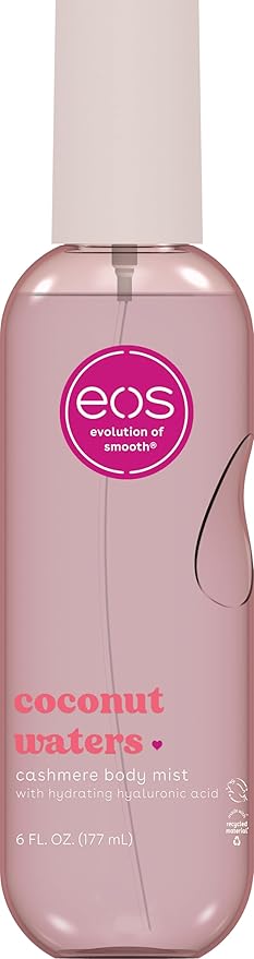 eos Coconut Waters body mist bottle for women