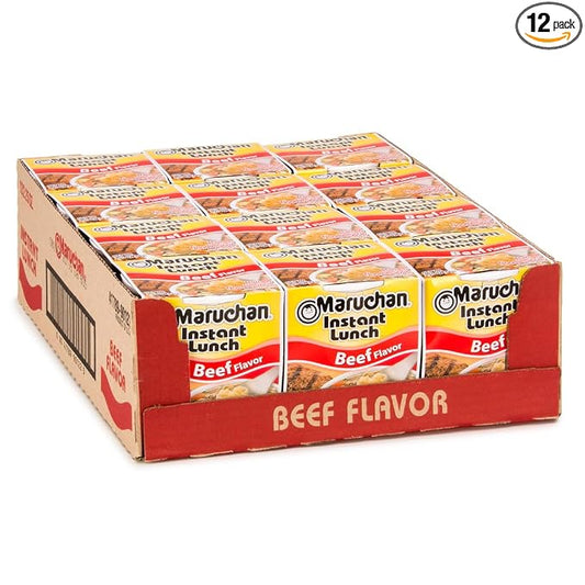Maruchan Instant Lunch beef ramen noodles 12 pack
