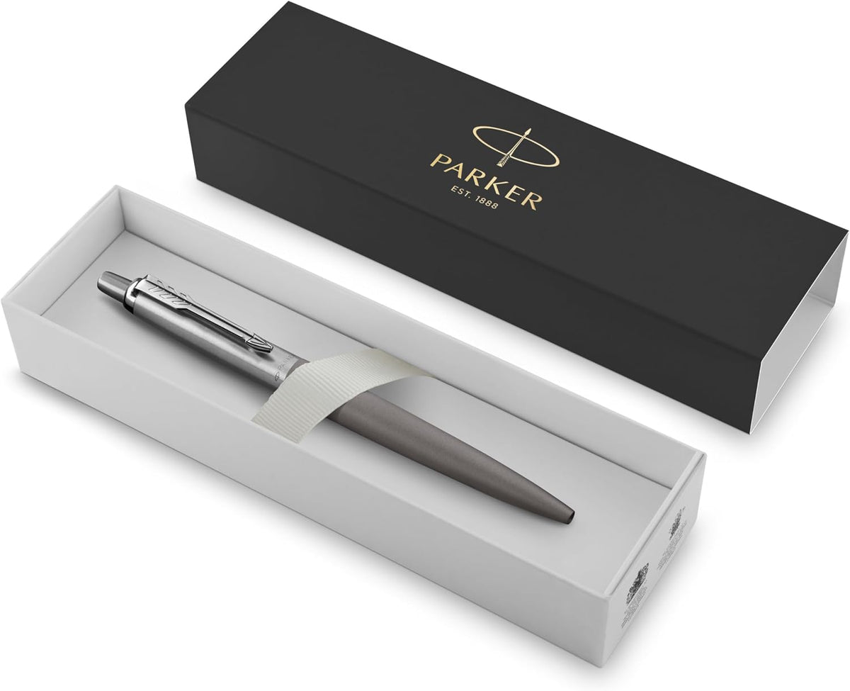 Matte grey Parker ballpoint pen gift box