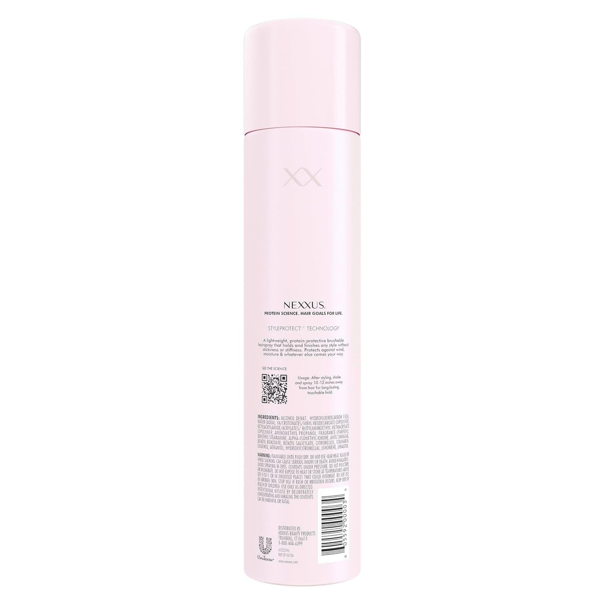Nexxus flexible hold styling spray with humidity protection