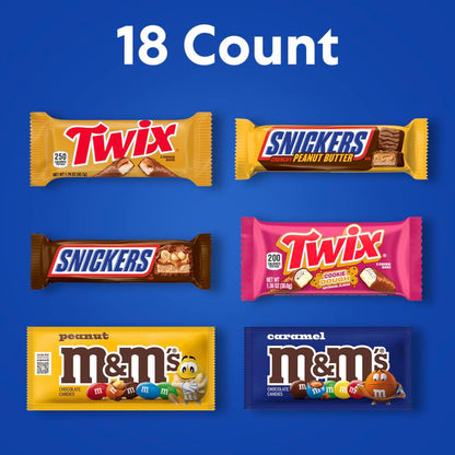 Individually wrapped chocolate candy bars bulk box