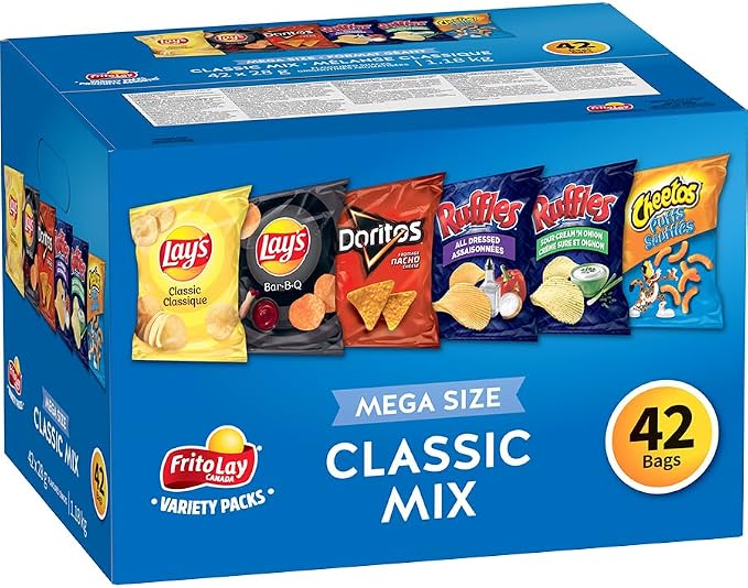 Frito-Lay variety pack chips snack box