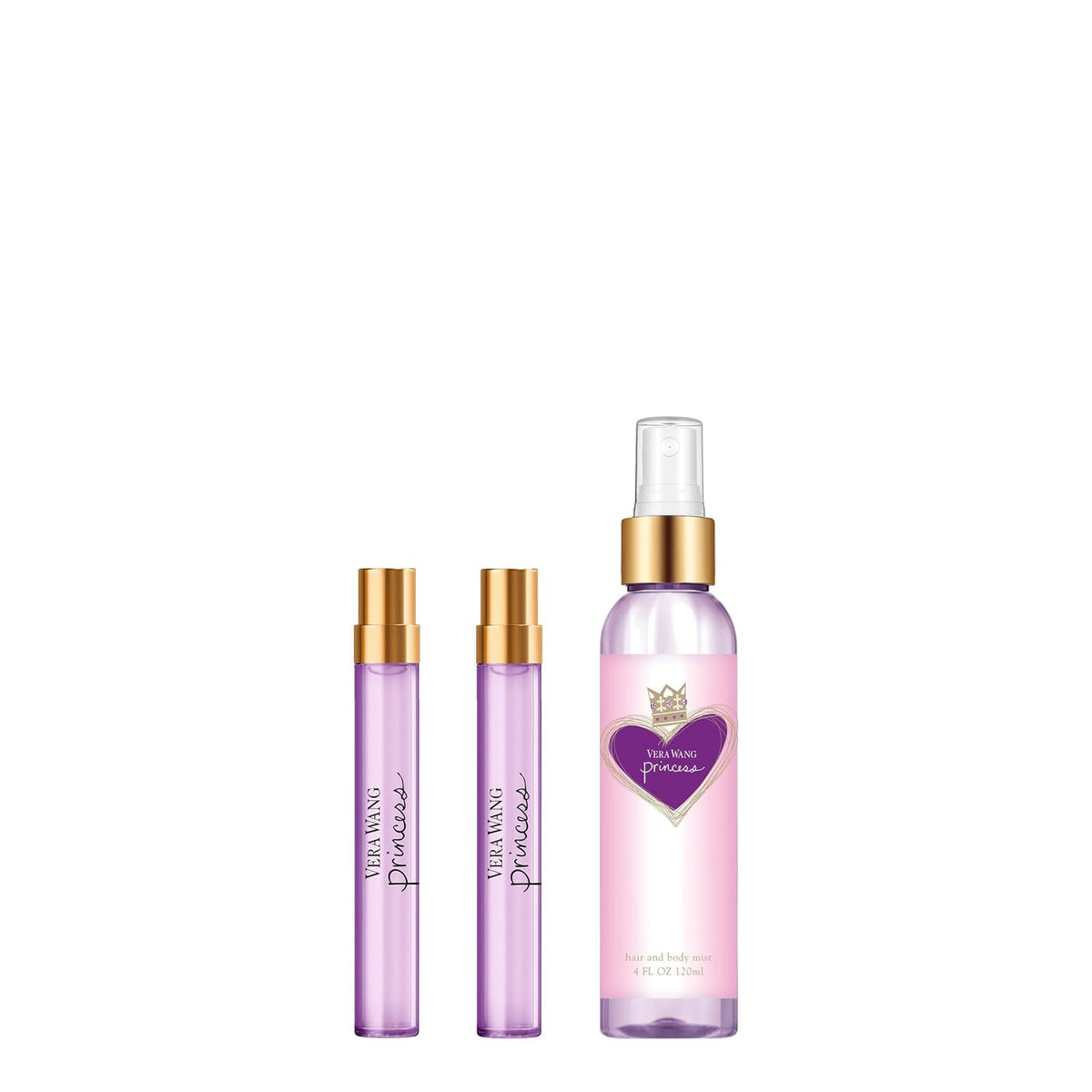 Fruity floral Vera Wang Princess scent trio