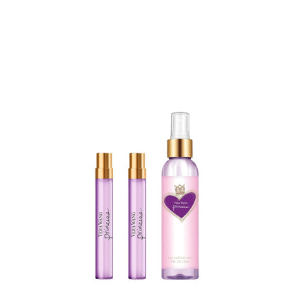 Fruity floral Vera Wang Princess scent trio