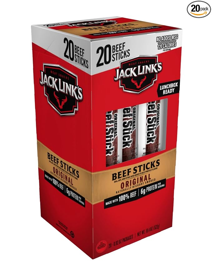 Jack Link's Original Beef Jerky Sticks 20 pack
