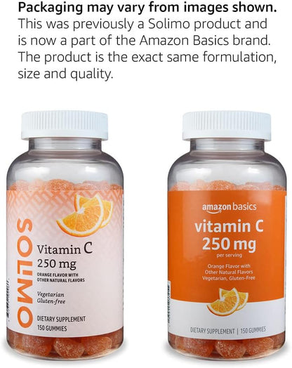 Vegetarian Amazon Basics vitamin C gummies