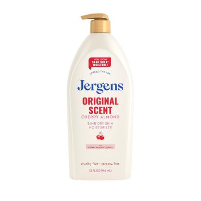 Jergens dry skin moisturizer with cherry almond essence