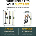 Hiking poles with quick-adjustable flip locks