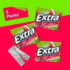 Three-pack WRIGLEY'S EXTRA watermelon gum