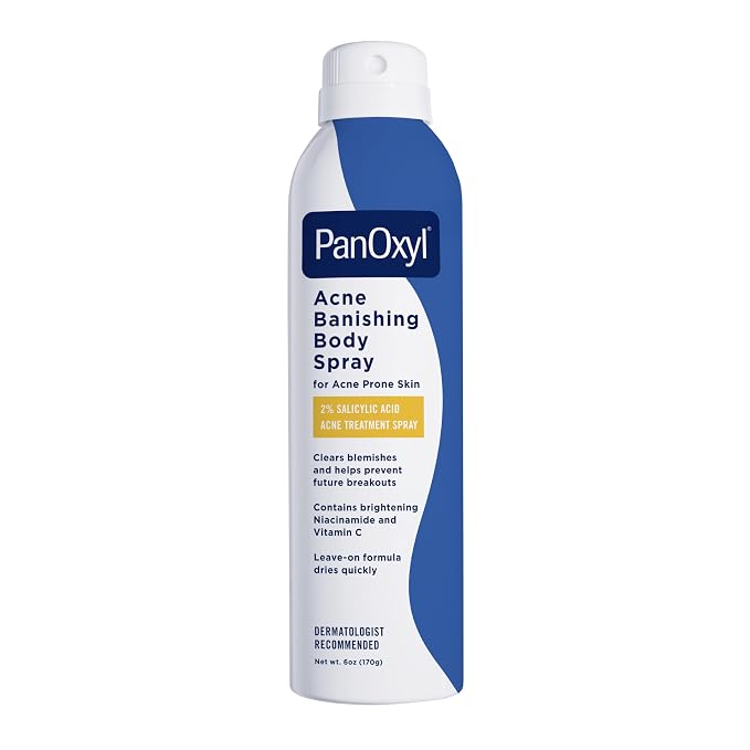 PanOxyl Acne Banishing Body Spray 6 oz bottle