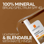 Sensitive skin mineral sunscreen with zinc oxide and titanium dioxide