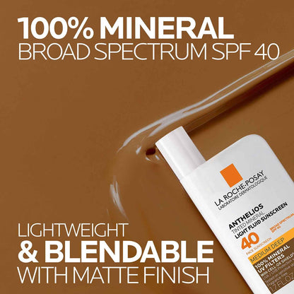 Sensitive skin mineral sunscreen with zinc oxide and titanium dioxide