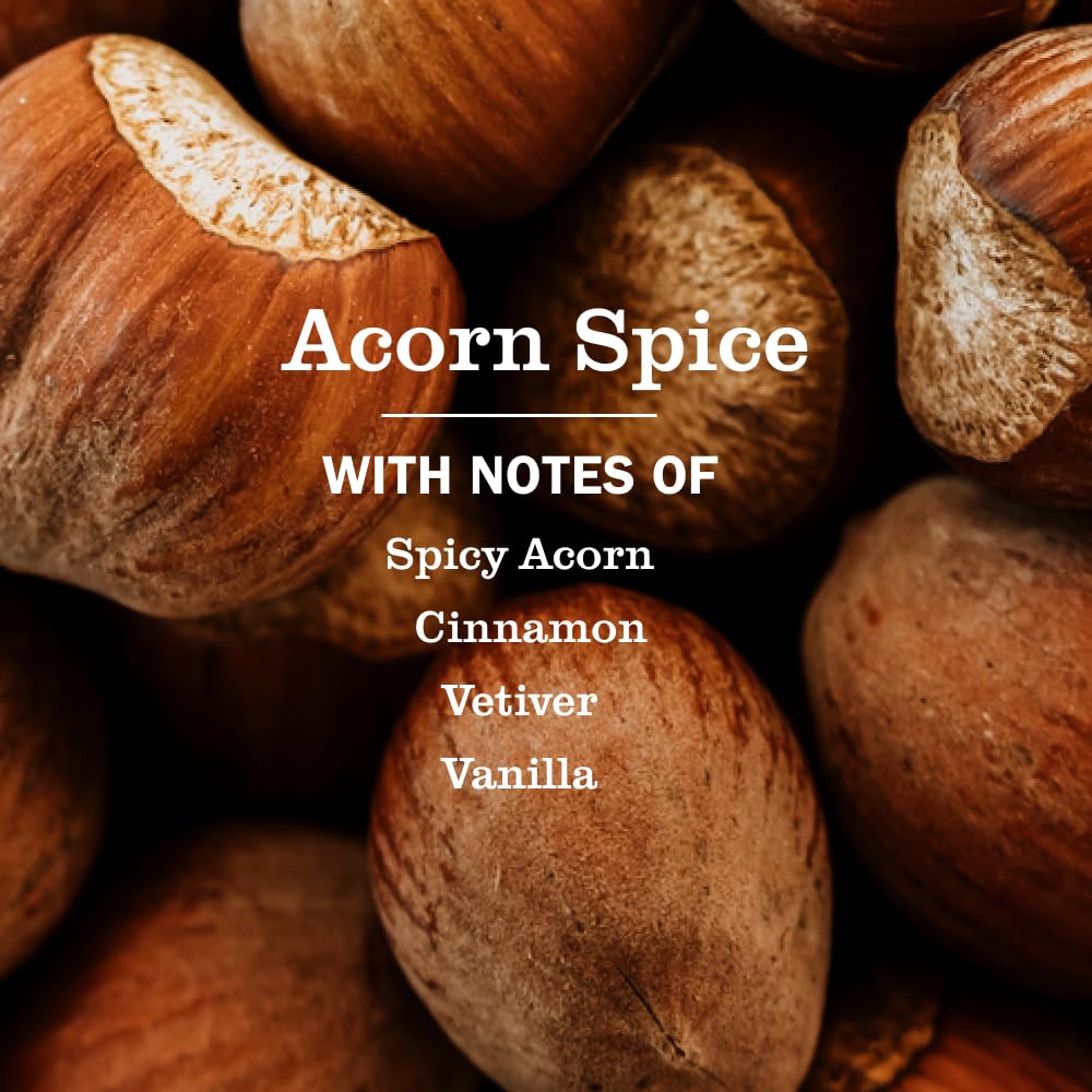 Seasonal Acorn Spice scented hand wash bottle
