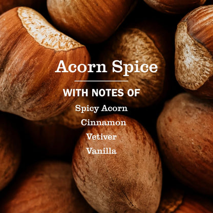 Seasonal Acorn Spice scented hand wash bottle