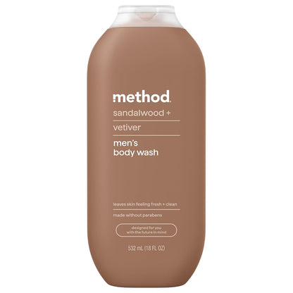 Method body wash in Sandalwood + Vetiver scent