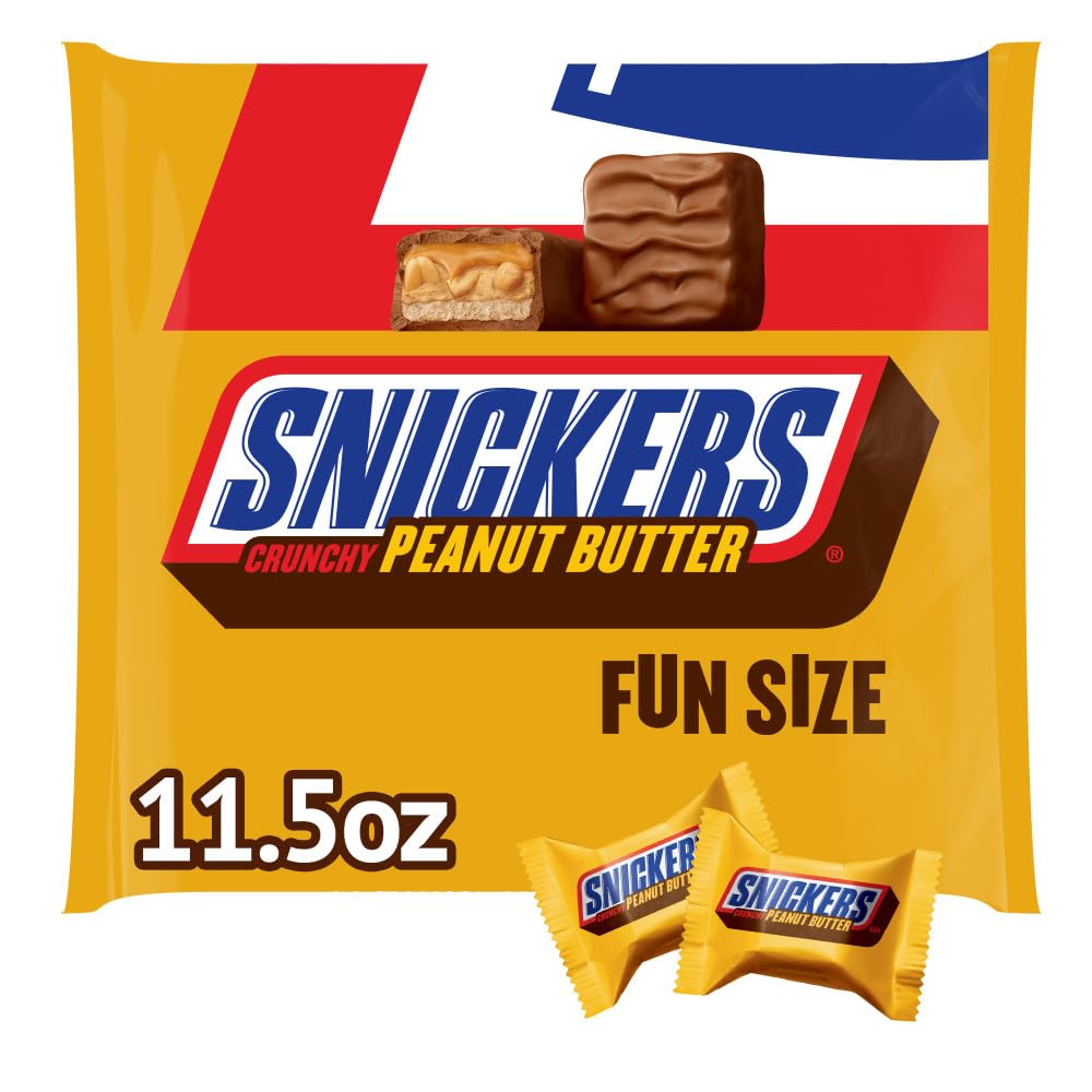 SNICKERS peanut butter chocolate candy bars package front