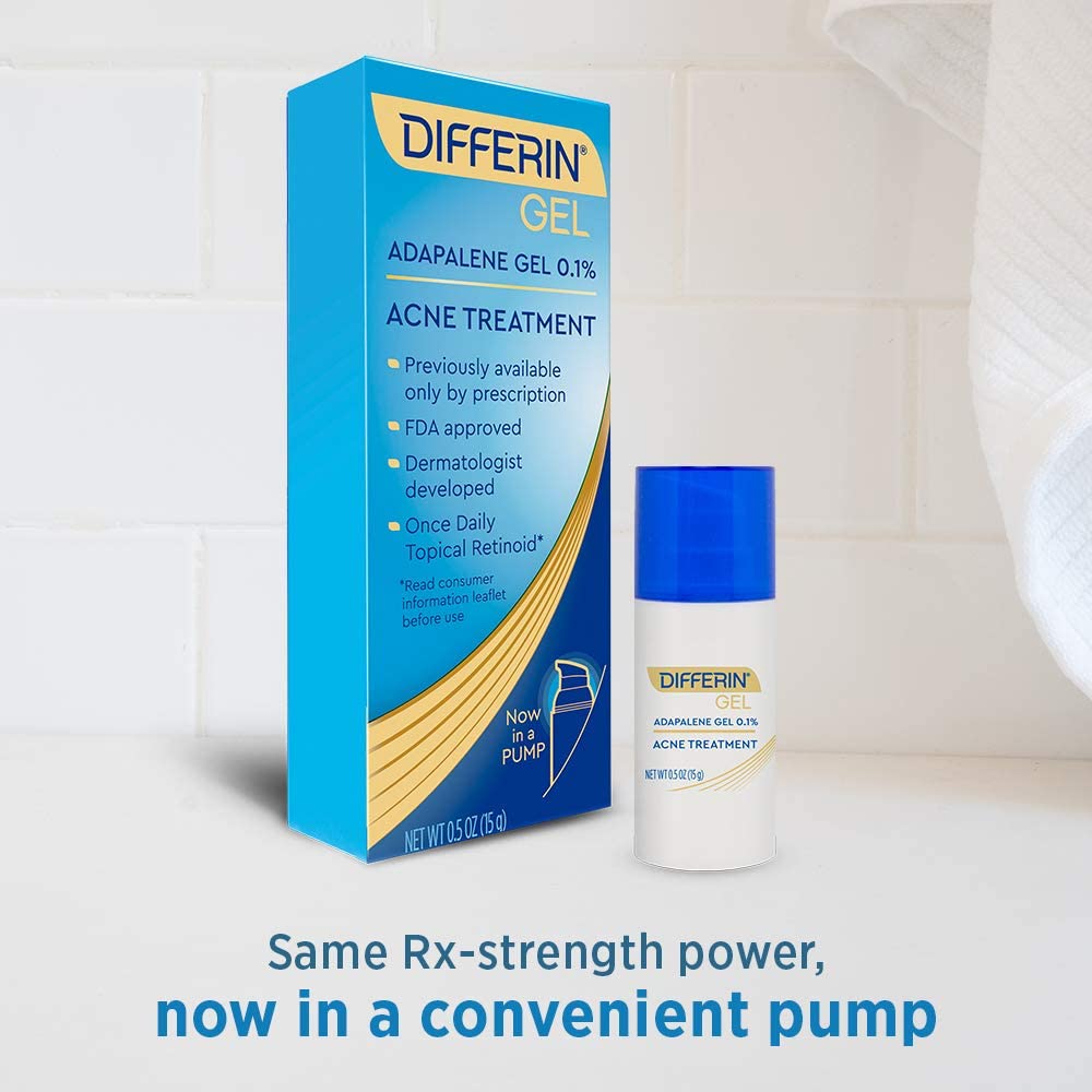 Differin Acne Treatment Gel skincare product image