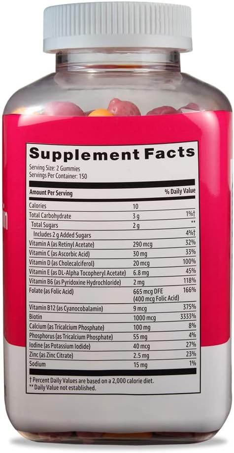 Gluten-free women's multivitamin gummies 300 count